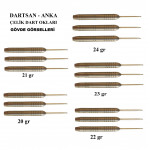 DARTSAN - ANKA Türk Malı Çelik Dart Oku