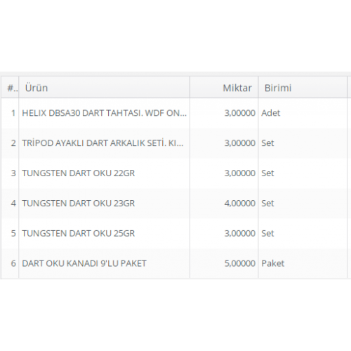 HEC BUTİK DART SET